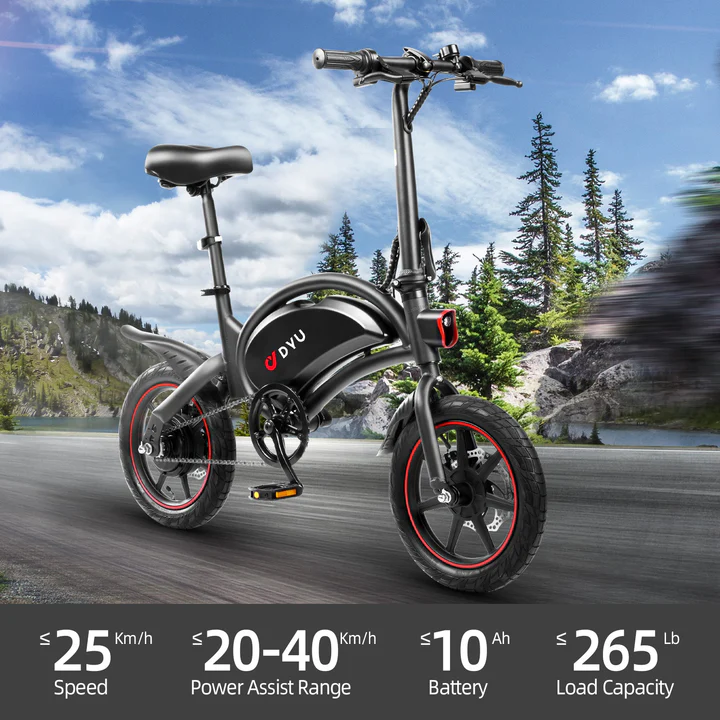 Specs of DYU D3F 36V/10Ah 250W Folding Electric Mini Bike