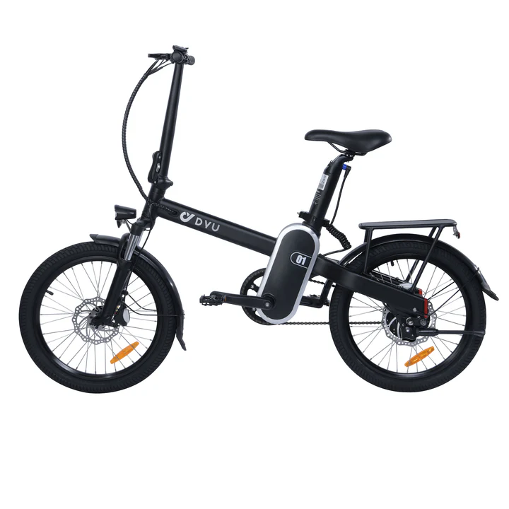 black DYU R1 36V/5Ah 250W Electric City Bike