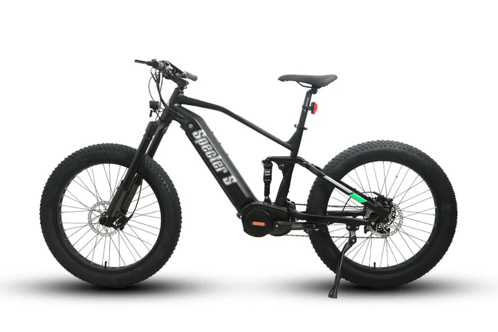 black EUNORAU SPECTER-S 2.0 48V/17.5Ah+15Ah 1000W Electric Mountain Bike