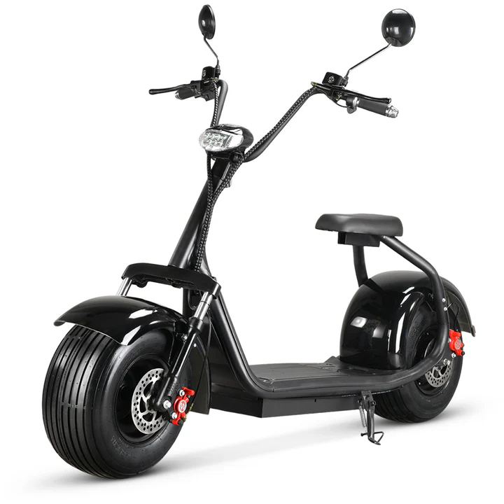 Black SoverSky SL01 60V/20Ah 2000W Electric Scooter