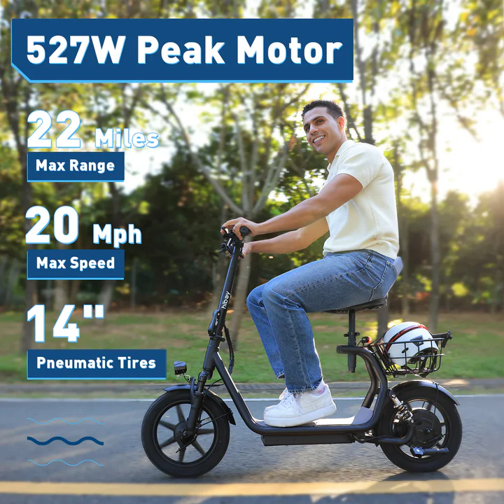 Hiboy Q2 36V/9Ah 422W Electric Scooter Motor Specs