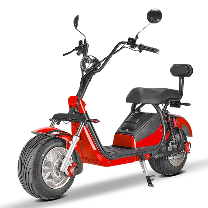 Red SoverSky SL2.0 60V/25Ah 2000W Electric Scooter