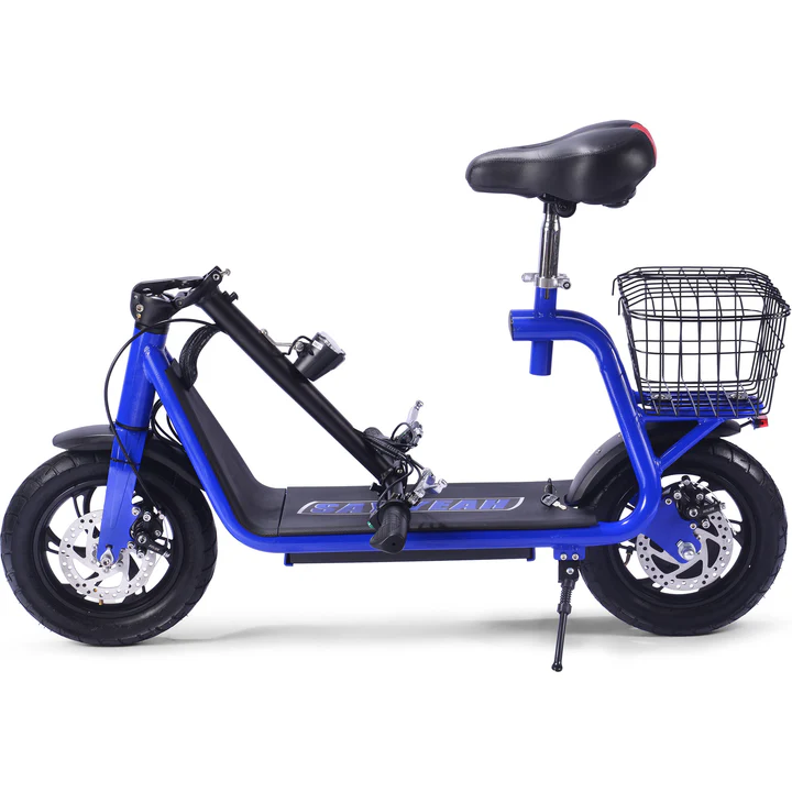 Blue MotoTec Metro 36V/12Ah 500W Electric Scooter