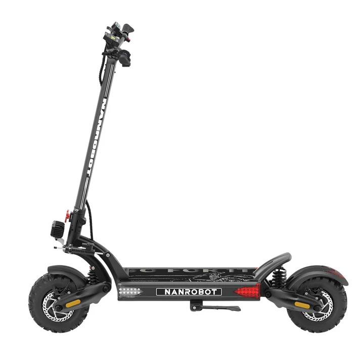 Black NANROBOT LS7+ 72V/32Ah 6000W Electric Scooter