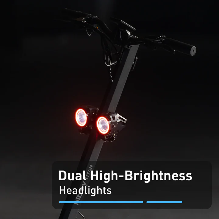 dual light brightness Hiboy Titan 48V/18Ah 1000W Electric Scooter 2025