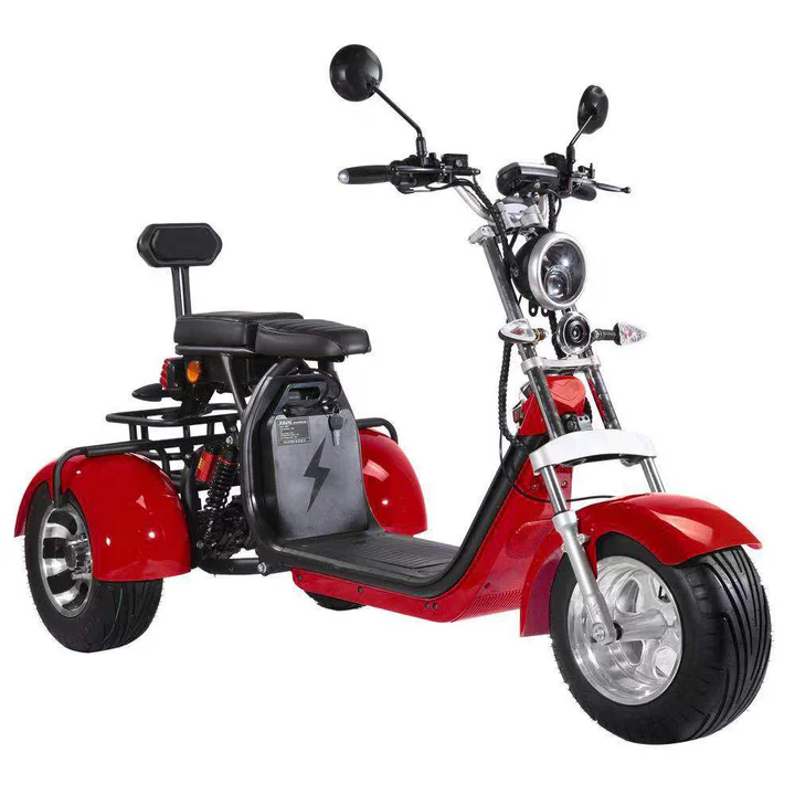 Red Shansu CP-3 60V/40Ah 2000W Electric Trike Scooter