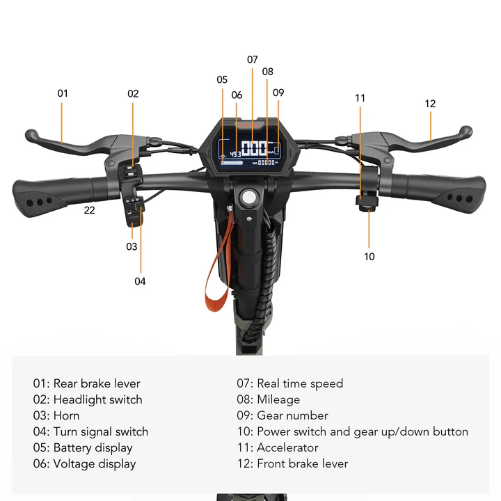 VIPCOO VS2 48V/13Ah 700W Electric Scooter